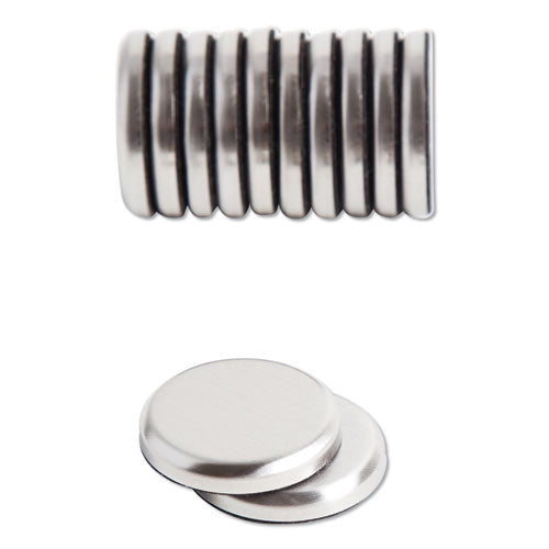 High Energy Magnets, Circle, Silver, 1.25" Diameter, 12/Pack-(UBR2911U0012)