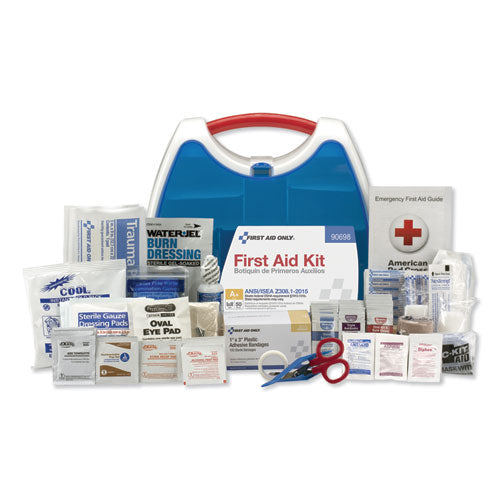 ReadyCare First Aid Kit for 50 People, ANSI A+, 238 Pieces, Plastic Case-(FAO90698)