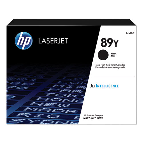 HP 89Y, (CF289Y) Extra High-Yield Black Original LaserJet Toner Cartridge-(HEWCF289Y)