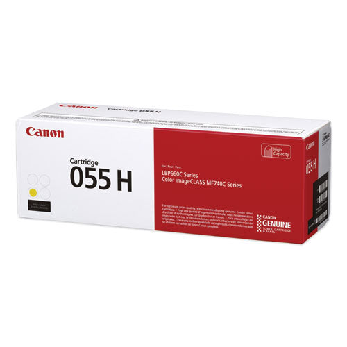 3017C001 (055H) High-Yield Toner, 5,900 Page-Yield, Yellow-(CNM3017C001)