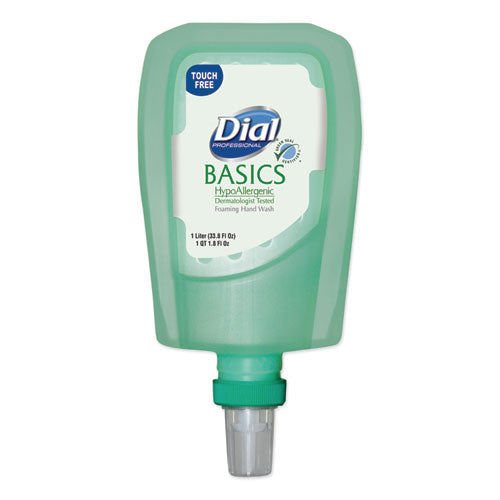 Basics Hypoallergenic Foaming Hand Wash Refill for FIT Touch Free Dispenser, Honeysuckle, 1 L-(DIA16722EA)