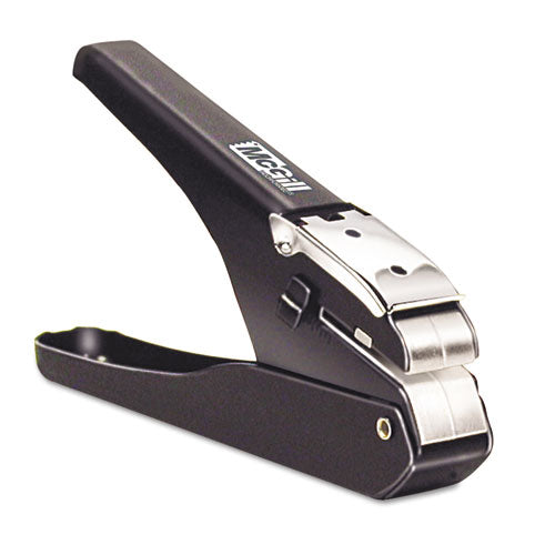 Handheld Badge/Slot Punch, 9/16" x 1/8" Horizontal Slot, Black/Chrome-(AVTMCG16500)