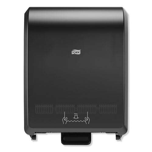 Mechanical Hand Towel Roll Dispenser, H80 System, 12.32 x 9.32 x 15.95, Black-(TRK772828)