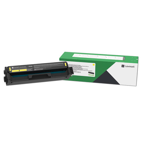 C331HY0 Return Program High-Yield Toner, 2,500 Page-Yield, Yellow-(LEXC331HY0)