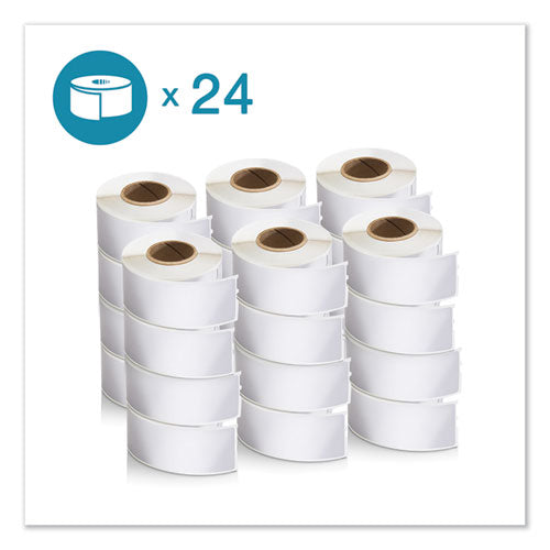 LW Address Labels, 1.13" x 3.5", White, 350 Labels/Roll, 24 Rolls/Pack-(DYM2050813)