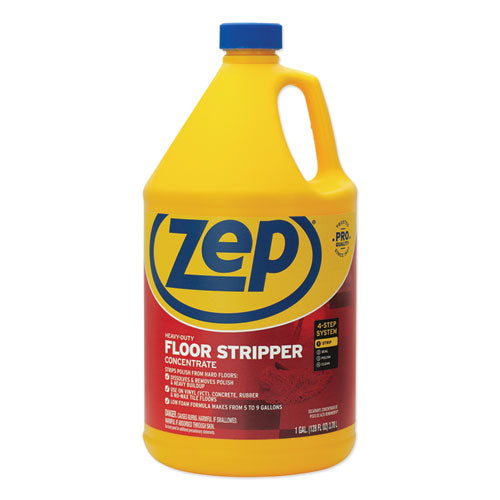 Floor Stripper, Unscented, 1 gal, 4/Carton-(ZPEZULFFS128CT)