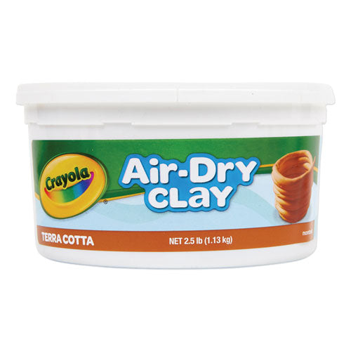 Air-Dry Clay, Terra Cotta, 2.5 lbs-(CYO575064)