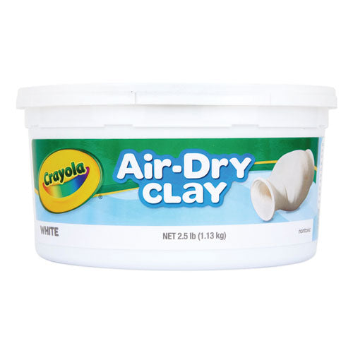 Air-Dry Clay,White,  2.5 lbs-(CYO575050)