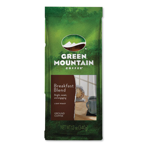 Breakfast Blend Ground Coffee, 12 oz Bag-(GMT38520)