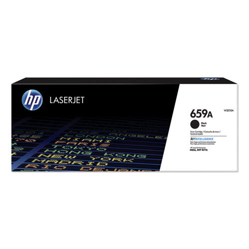 HP 659A, (W2010A) Black Original LaserJet Toner Cartridge-(HEWW2010A)