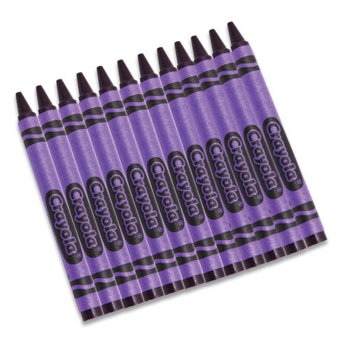 Bulk Crayons, Violet, 12/Box-(CYO520836040)