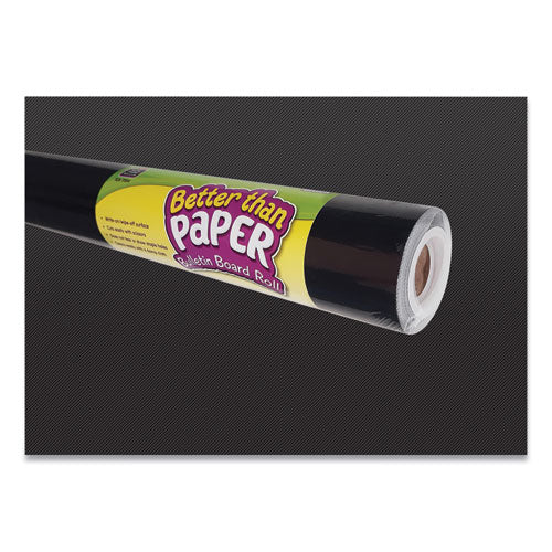 Better Than Paper Bulletin Board Roll, 4 ft x 12 ft, Black-(TCR77314)