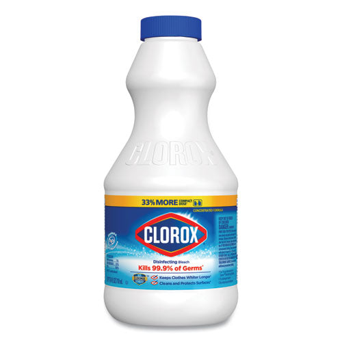 Regular Bleach with CloroMax Technology, 24 oz Bottle, 12/Carton-(CLO32251)