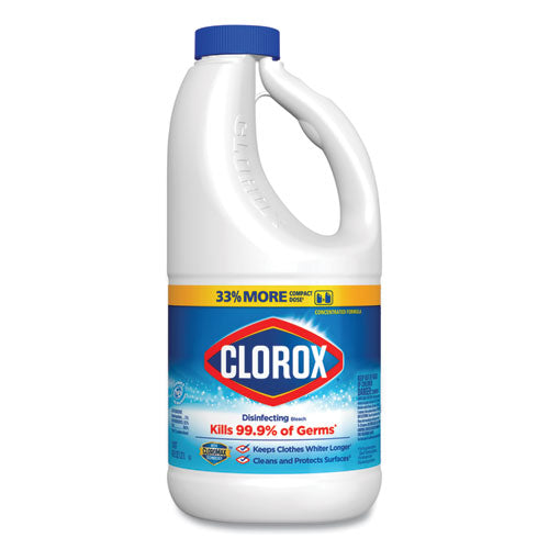 Regular Bleach with CloroMax Technology, 43 oz Bottle, 6/Carton-(CLO32260)