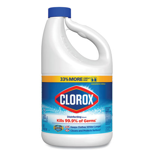 Regular Bleach with CloroMax Technology, 81 oz Bottle, 6/Carton-(CLO32263)