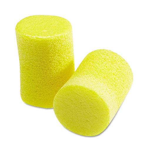 E-A-R Classic Earplugs, Pillow Paks, Cordless, PVC Foam, Yellow, 30 Pairs/Box-(MMM3101060)