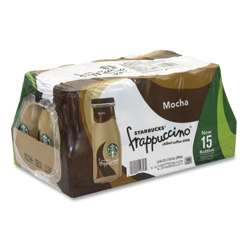 Frappuccino Coffee, 9.5 oz Bottle, Mocha, 15/Pack, Ships in 1-3 Business Days-(GRR90000049)