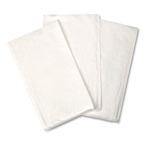 Dinner Napkins, 2-Ply, 14.50"W x 16.50"D, White-(GEN15X17DINW)