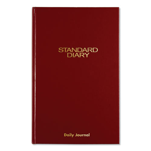 Standard Diary Daily Journal, 2023 Edition, Wide/Legal Rule, Red Cover, (210) 12 x 7.75 Sheets-(AAGSD37713)