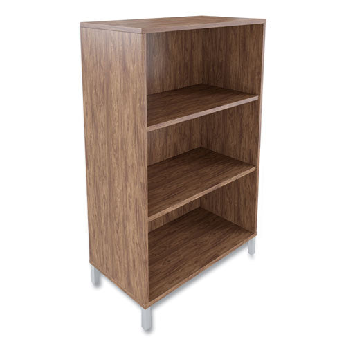 Essentials Laminate Bookcase, Three-Shelf, 28w x 15d x 45.6h, Espresso-(UOS24398960)