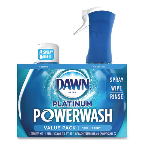 Platinum Powerwash Dish Spray, Fresh, 16 oz Spray Bottle, 2/Pack, 3 Packs/Carton-(PGC31836)