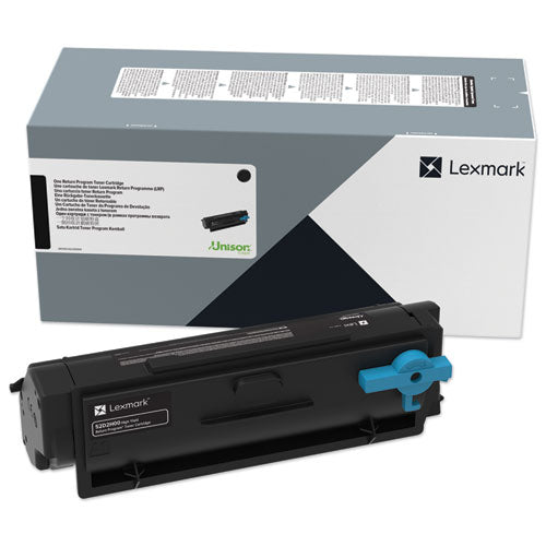 B341H00 Return Program High-Yield Toner, 3,000 Page-Yield, Black-(LEXB341H00)