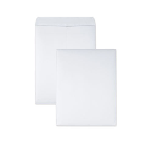 Redi-Seal Catalog Envelope, #12 1/2, Cheese Blade Flap, Redi-Seal Adhesive Closure, 9.5 x 12.5, White, 100/Box-(QUA43617)