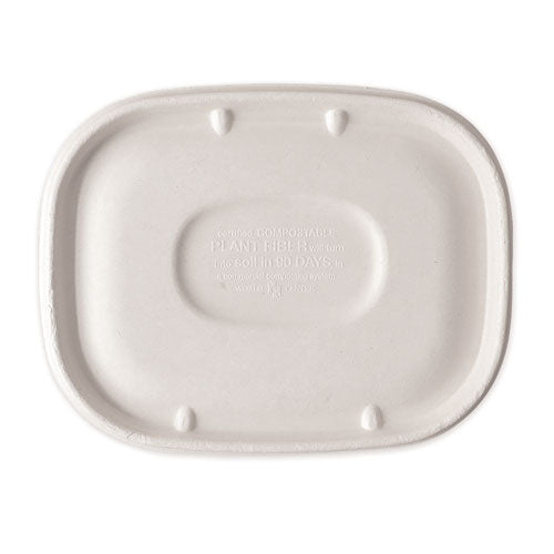 Fiber Lids for Fiber Containers, 8.9 x 6.9 x 0.4, Natural, Paper, 400/Carton-(WORCTLSCU3LF)