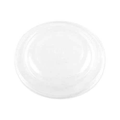 PLA Lids for Fiber Bowls, 7.5" Diameter x 1"h, Clear, Plastic, 300/Carton-(WORBOLCS24)