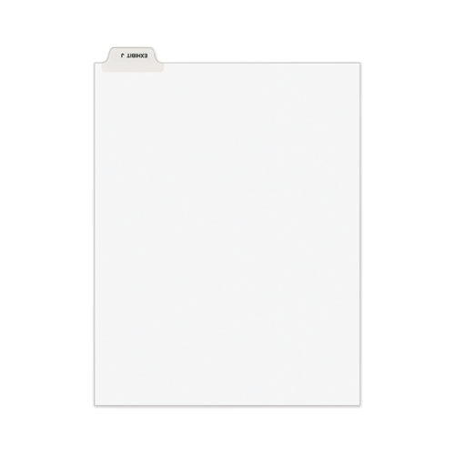 Avery-Style Preprinted Legal Bottom Tab Divider, 26-Tab, Exhibit J, 11 x 8.5, White, 25/PK-(AVE11949)