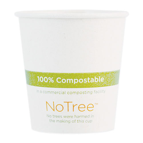 NoTree Paper Hot Cups, 4 oz, Natural, 1,000/Carton-(WORCUSU4)