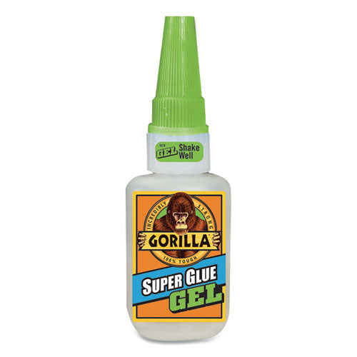 Super Glue Gel, 0.53 oz, Dries Clear, 4/Carton-(GOR7807301CT)