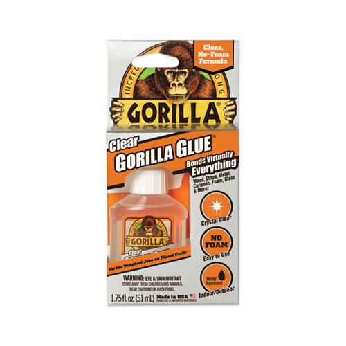 Clear Gorilla Glue, 1.75 oz, Dries Clear-(GOR4500101)