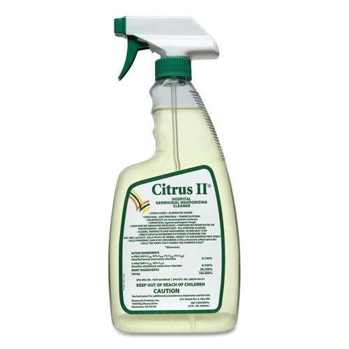 Hospital Germicidal Deodorizing Cleaner, Citrus Scented, 22 oz Spray Bottle, 12/Carton-(BMT633712927)