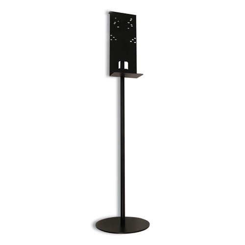 Hand Sanitizer Stand, 12" dia x 48" h, Black-(GN1102468401BA)