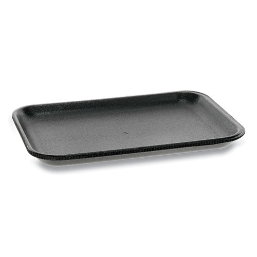 Supermarket Tray, #2, 8.38 x 5.88 x 0.69, Black, Foam, 500/Carton-(PCT51P902S)