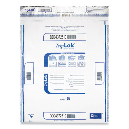 Deposit Bag, Plastic, 19 x 23, Clear, 250/Carton-(CNK585056)