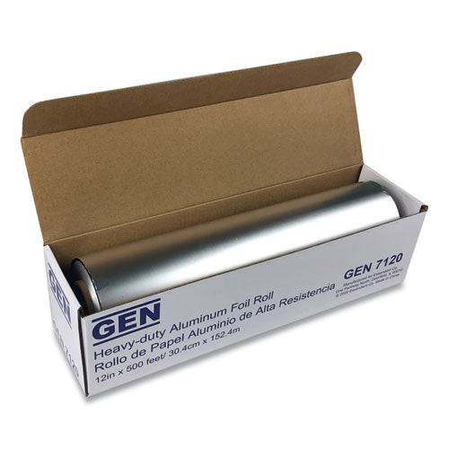 Heavy-Duty Aluminum Foil Roll, 12" x 500 ft-(GEN7120)