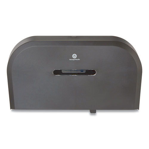 Jumbo Jr. Bathroom Tissue Dispenser, Double Roll, 22.1 x 4.8 x 12.1, Black-(GPC59210)