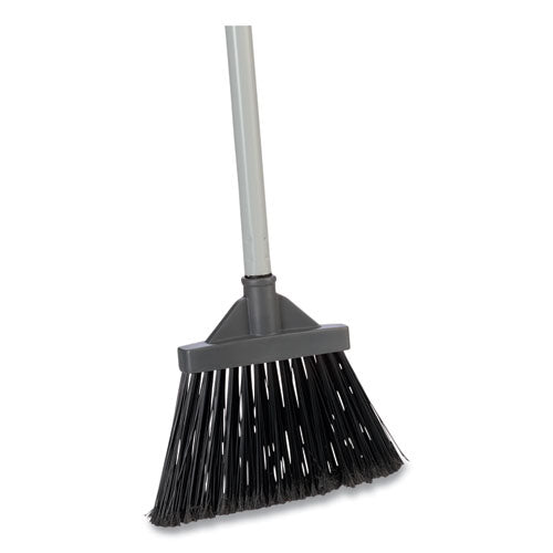 Polypropylene Bristle Lobby Broom,  36" Handle, Gray-(CWZ24420005)