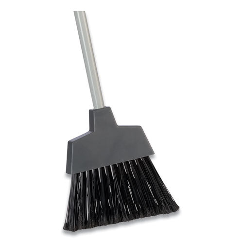 Polypropylene Bristle Angled Broom, 51" Handle, Gray-(CWZ24420010)