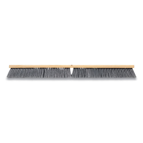 Polypropylene Push Broom Head, Gray Bristles, 36" Brush-(CWZ24420775)