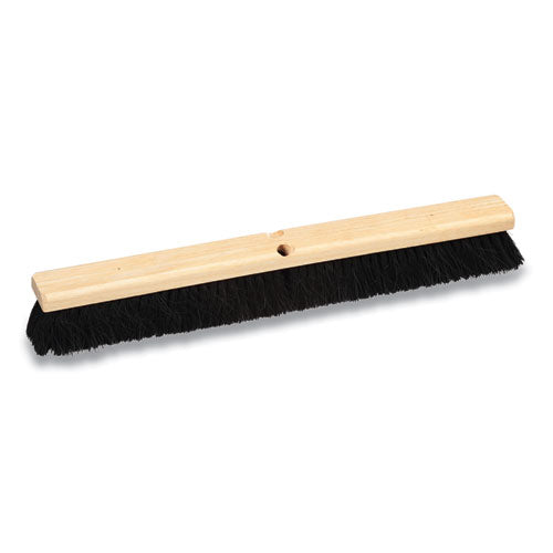 Tampico Push Broom Head, Black Bristles, 24"-(CWZ24420781)