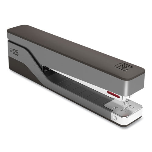 Desktop Aluminum Full Strip Stapler, 25-Sheet Capacity, Gray/Black-(TUD24418188)