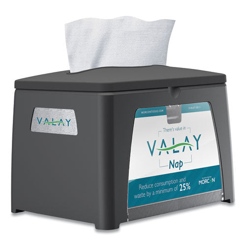 Valay Table Top Napkin Dispenser, 6.5 x 8.4 x 6.3, Black-(MORNT111EA)