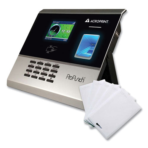 ProPunch Biometric and Proximity Bundle, 50 Employees, Black-(ACPOLB300)