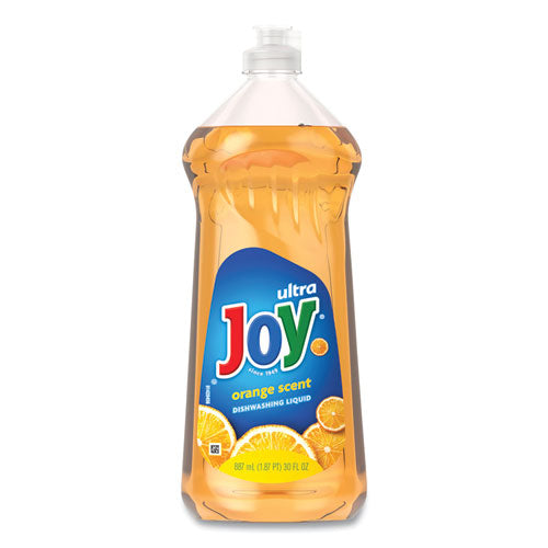 Ultra Orange Dishwashing Liquid, Orange Scent, 30 oz Bottle, 10/Carton-(JOY43603)