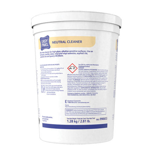 Neutral Cleaner, 0.5 oz Packet, 90/Tub-(DVO990653EA)