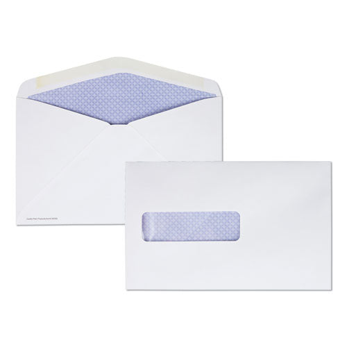 Postage Saving Envelope, #6 5/8, Commercial Flap, Gummed Closure, 6 x 9.5, White, 500/Pack-(QUA90063)