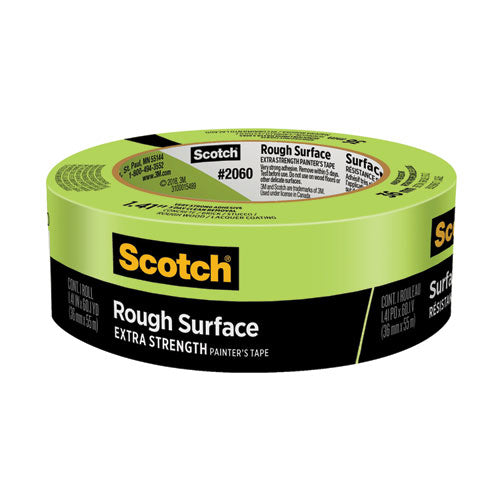 Rough Surface Extra Strength Painters Tape, 3" Core, 1.41" x 60.1 yds, Green-(MMM206036AP)